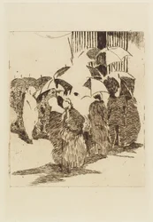 Linje framför slaktaren, 1870